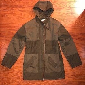Current Elliott Battlefield Parka Olive Brown